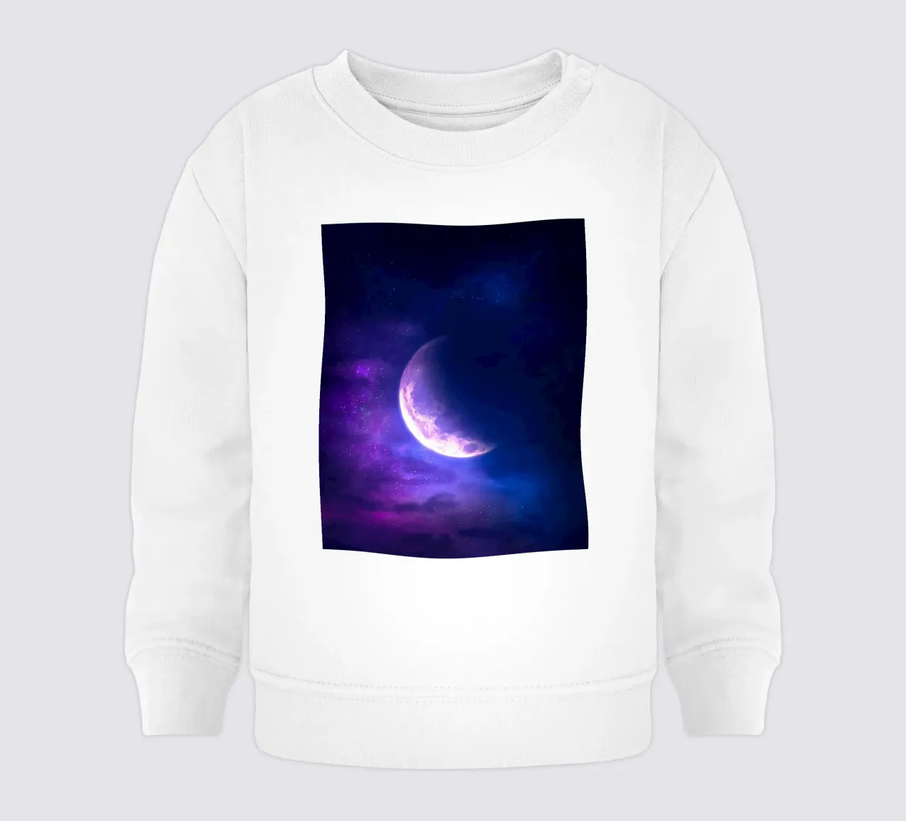 superficie planetaria della luna felpa neonato da space words