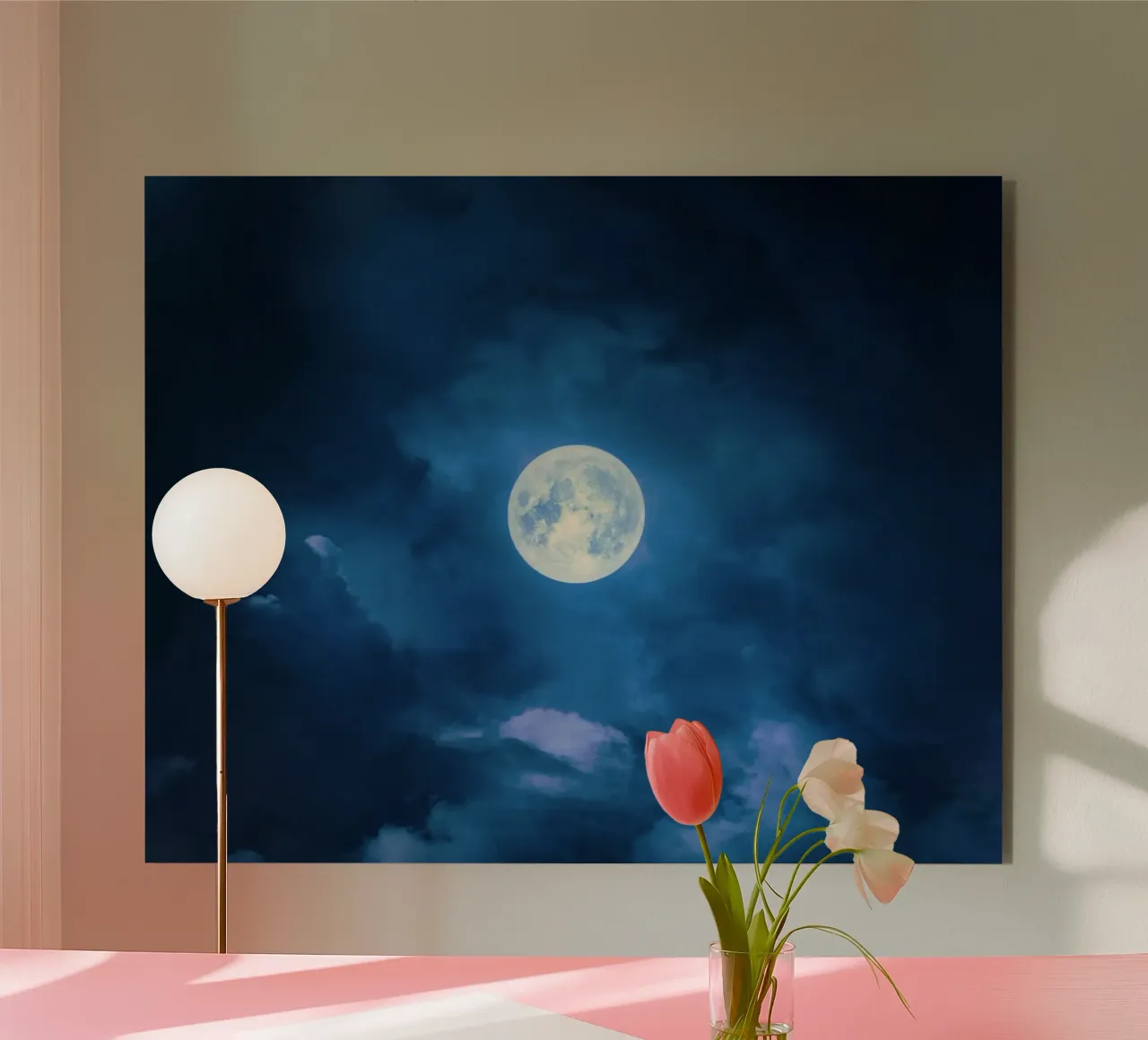 luna superficie lunare alluminio dibond da space words