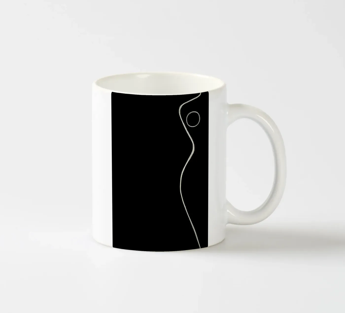 Chic ceramic mug by Kit Agar
