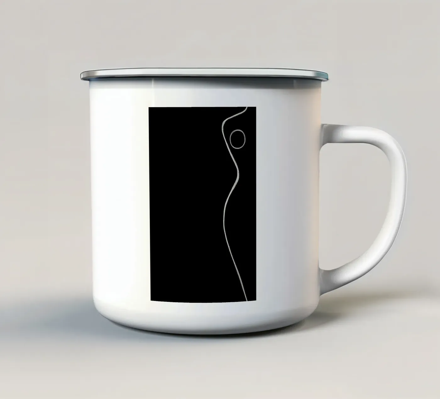 Chic emaille mok van Kit Agar