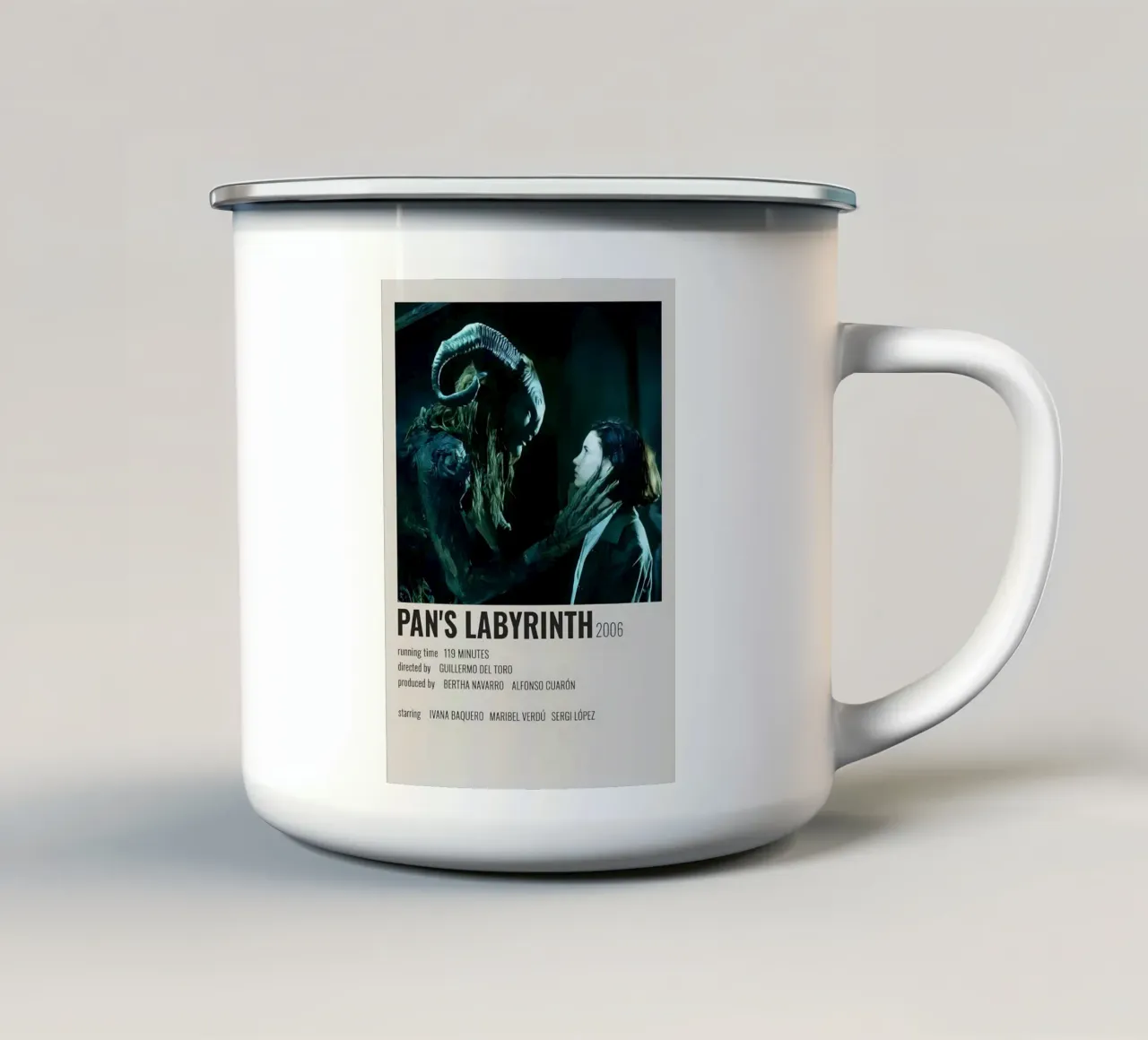 PAN'S LABYRINTH 2006 enamel mug by MVFminimalist
