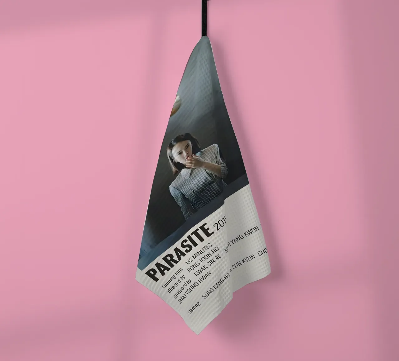 PARASITE 2019 canovaccio da cucina da MVFminimalist