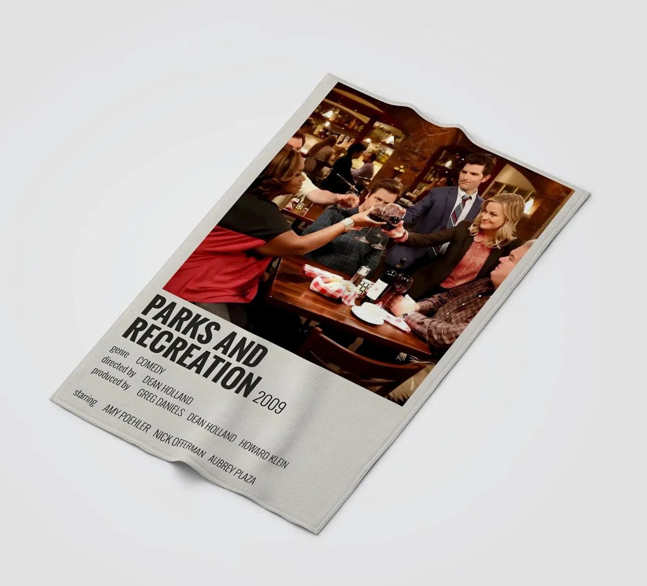 PARKS AND RECREATION 2009 coperta in pile da MVFminimalist