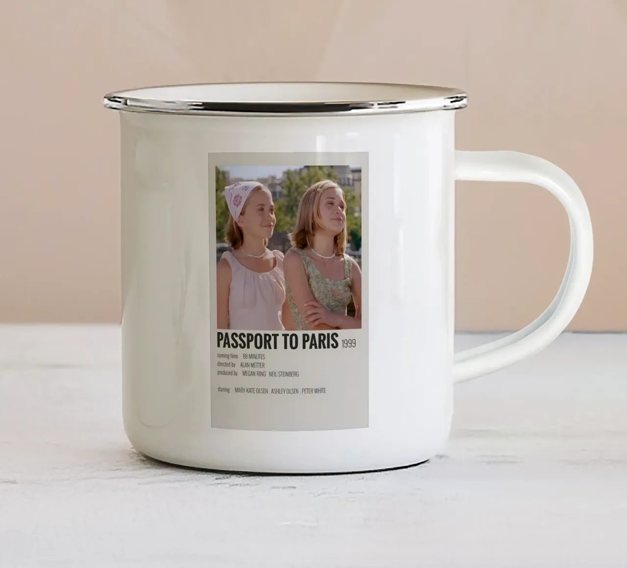 PASSPORT TO PARIS 1999 tazza in smalto da MVFminimalist