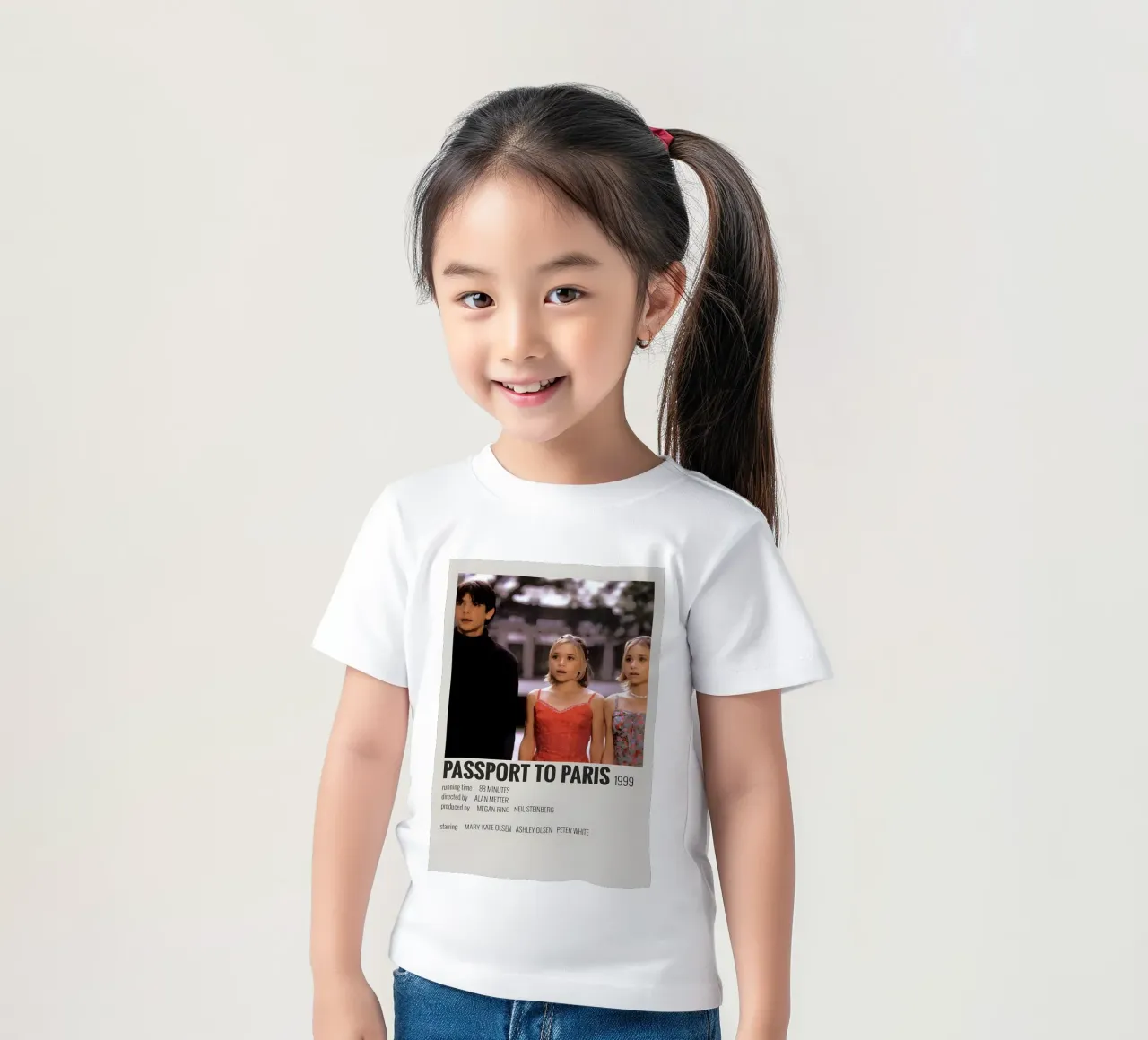 PASSPORT TO PARIS 1999 kids t-shirt by MVFminimalist