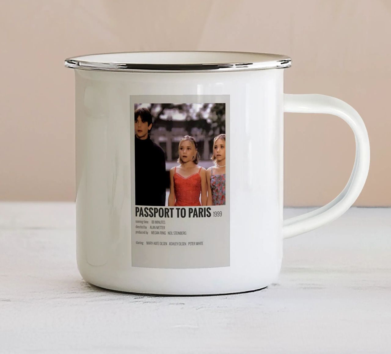 PASSPORT TO PARIS 1999 tazza in smalto da MVFminimalist