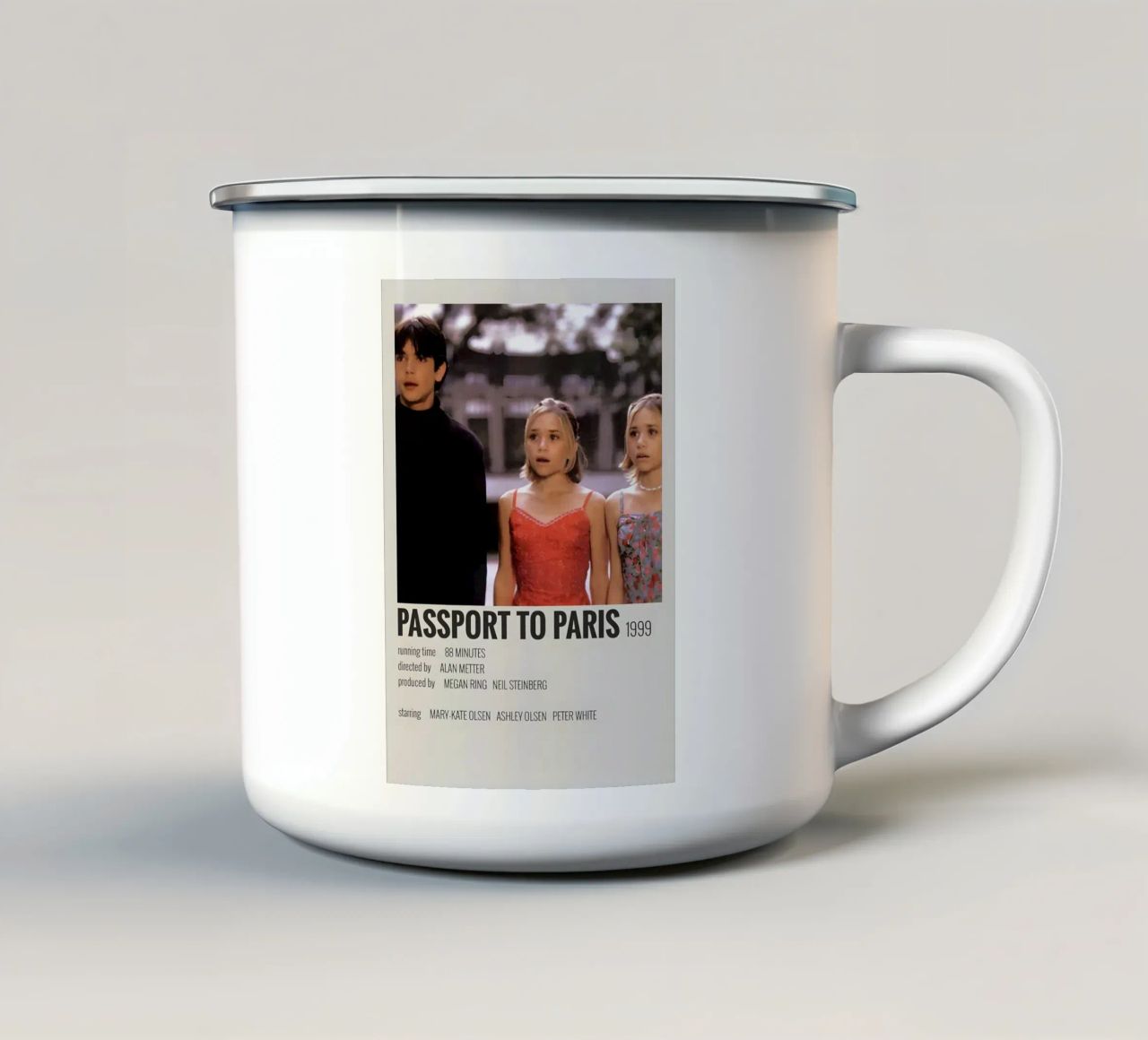 PASSPORT TO PARIS 1999 tazza in smalto da MVFminimalist