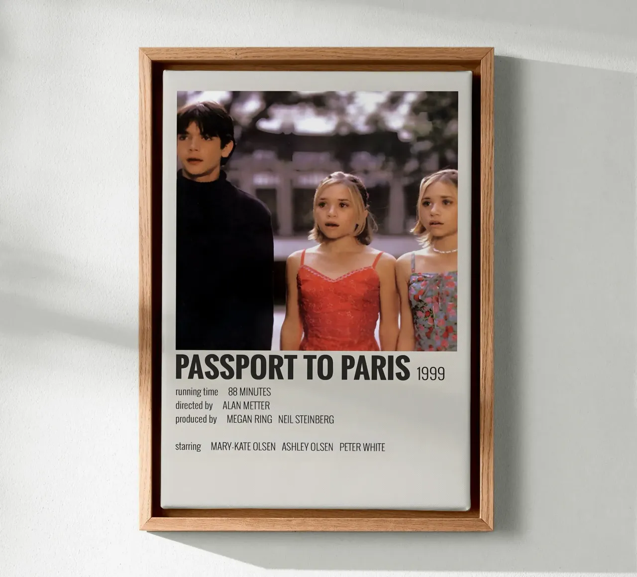 PASSPORT TO PARIS 1999 tela con Cornice a cassetta da MVFminimalist