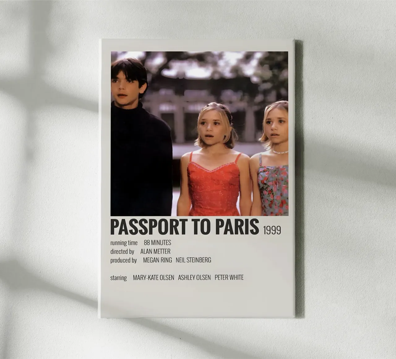 PASSPORT TO PARIS 1999 tela con Cornice a cassetta da MVFminimalist