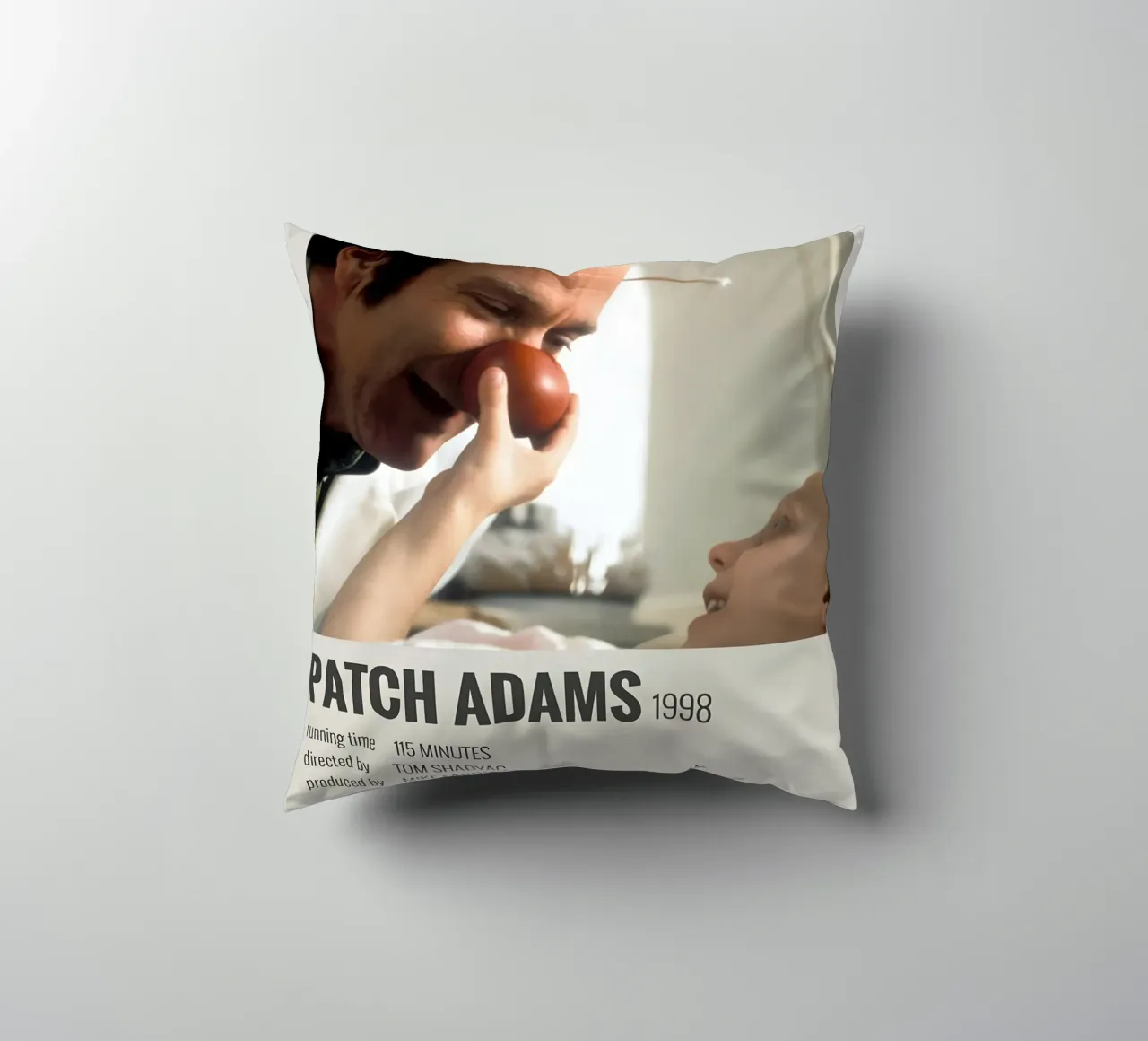 PATCH ADAMS 1998 decorative cushion by MVFminimalist