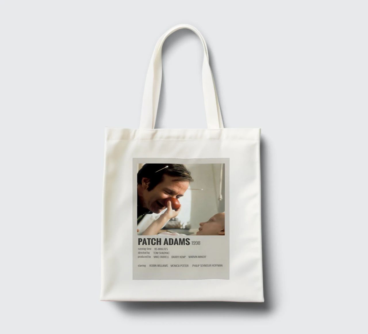 PATCH ADAMS 1998 borsa in juta da MVFminimalist