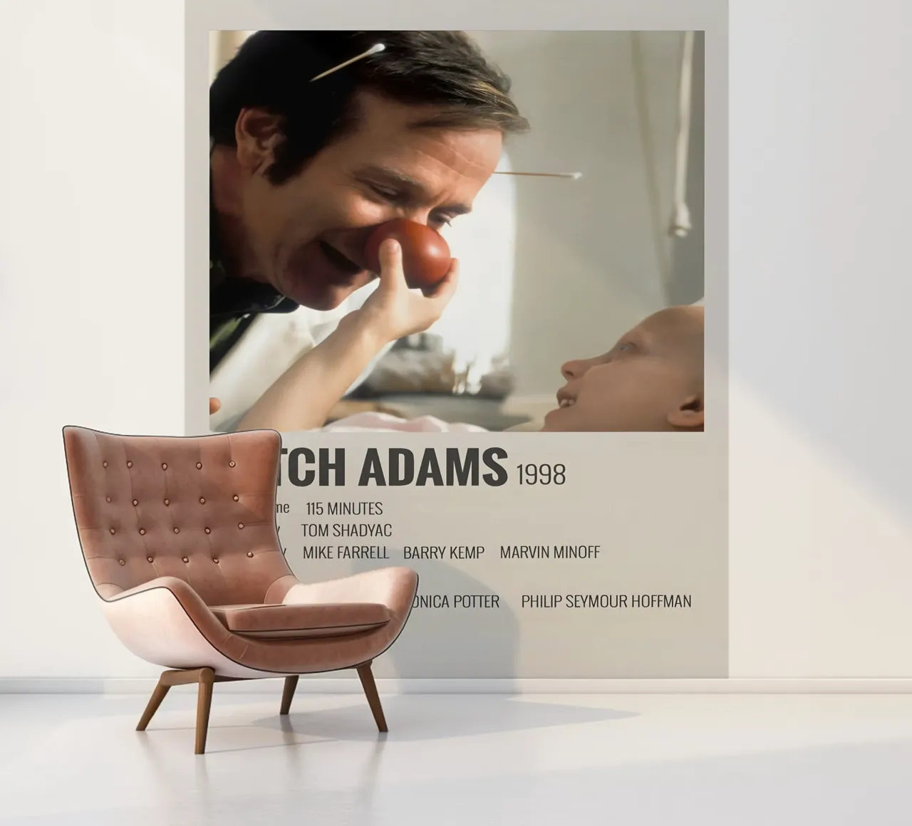 PATCH ADAMS 1998 fotobehang van MVFminimalist