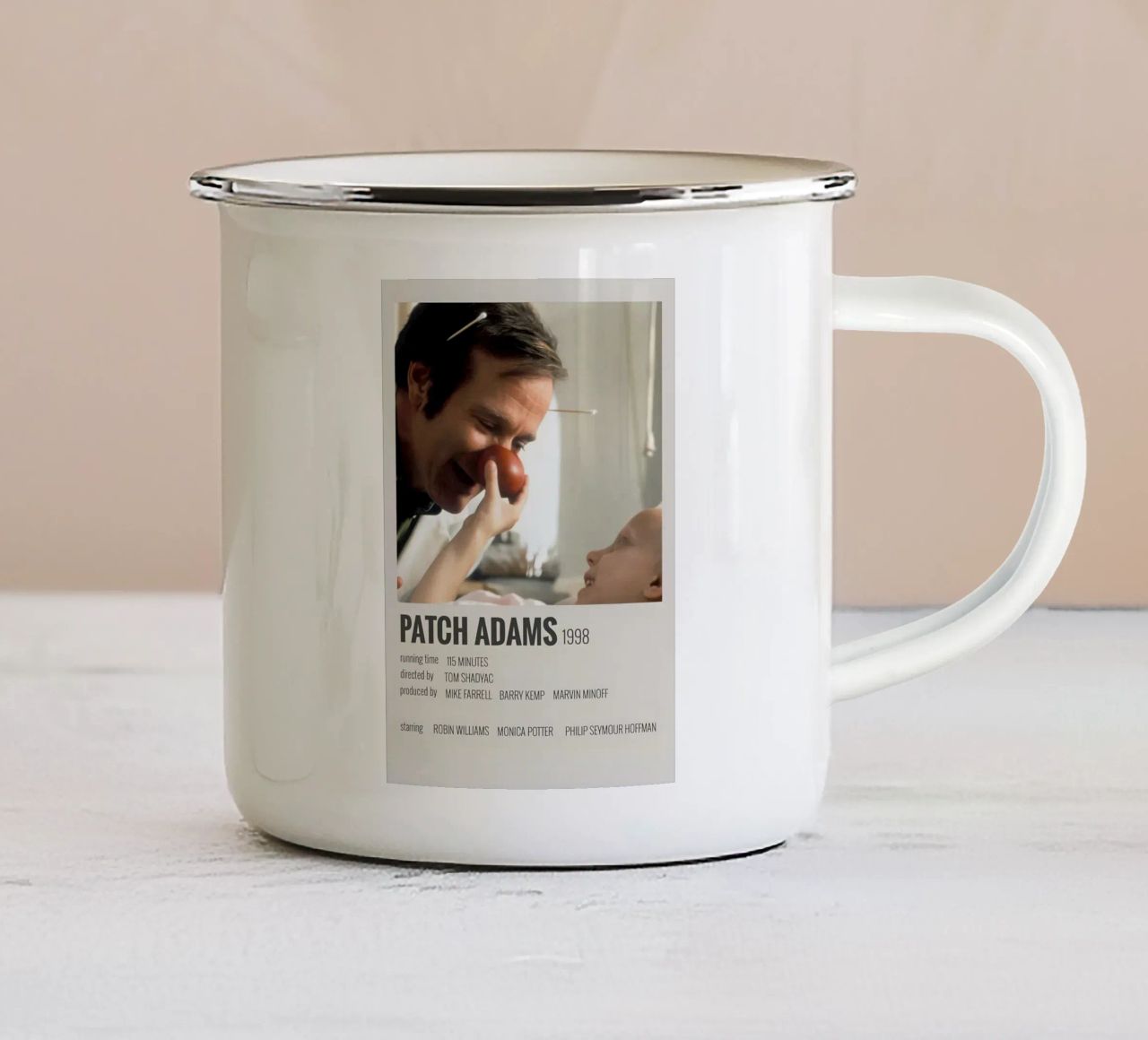 PATCH ADAMS 1998 tazza in smalto da MVFminimalist