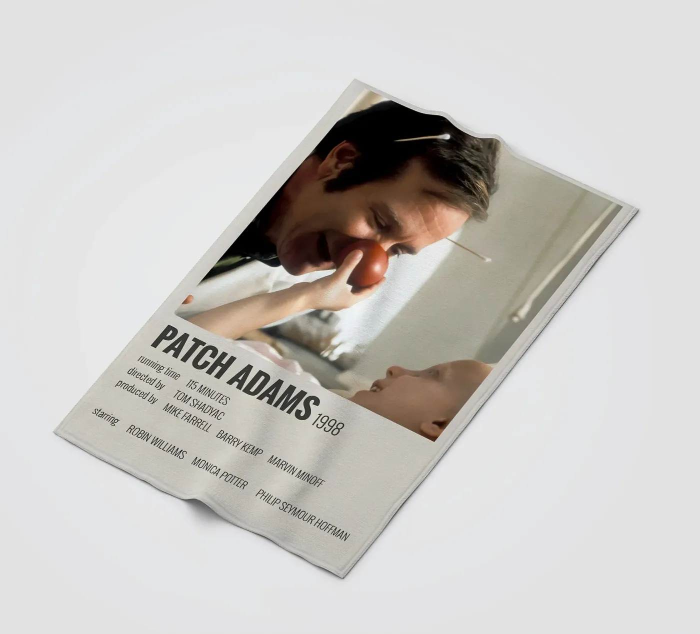 PATCH ADAMS 1998 fleecedeken van MVFminimalist