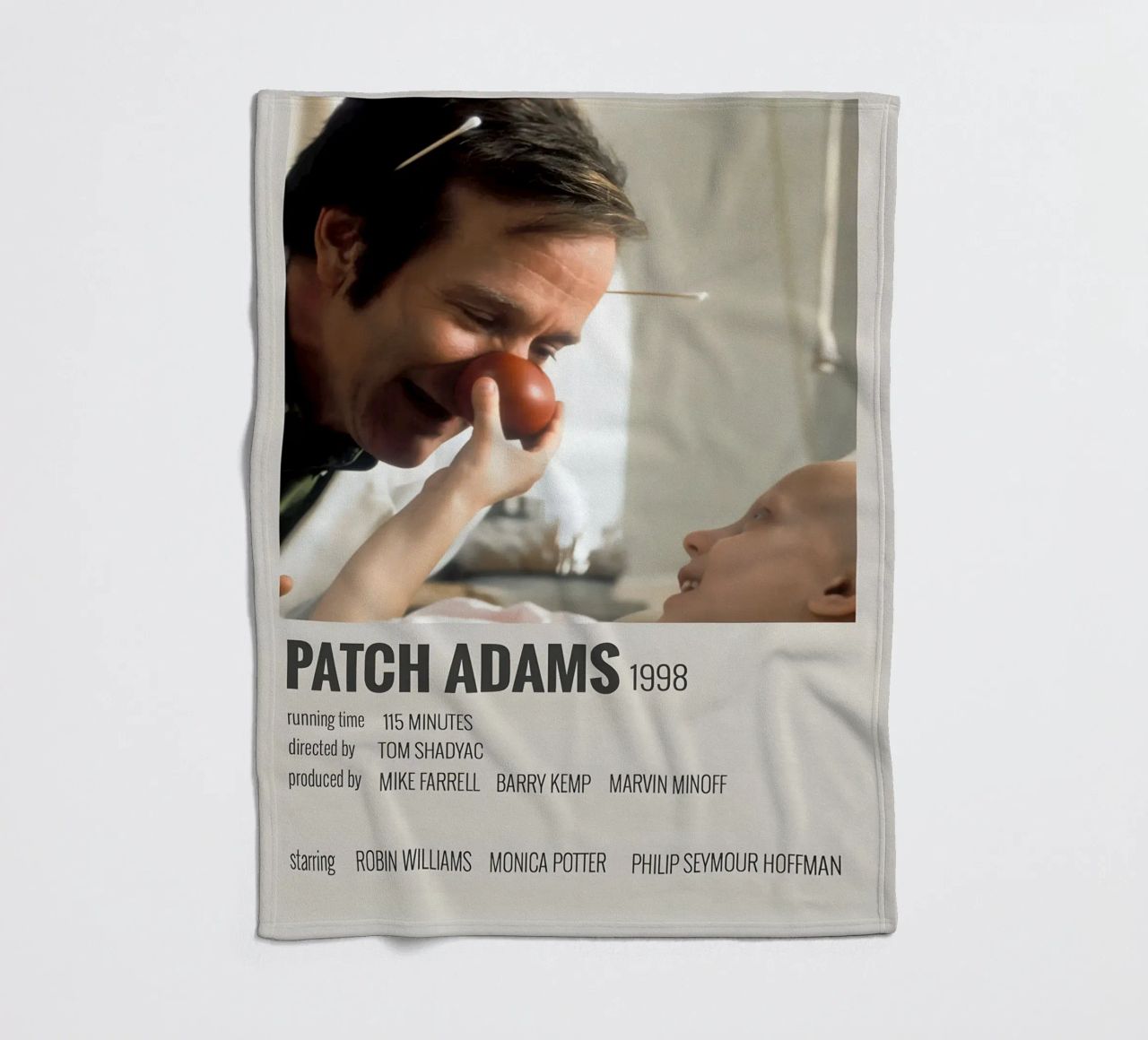 PATCH ADAMS 1998 coperta in pile da MVFminimalist