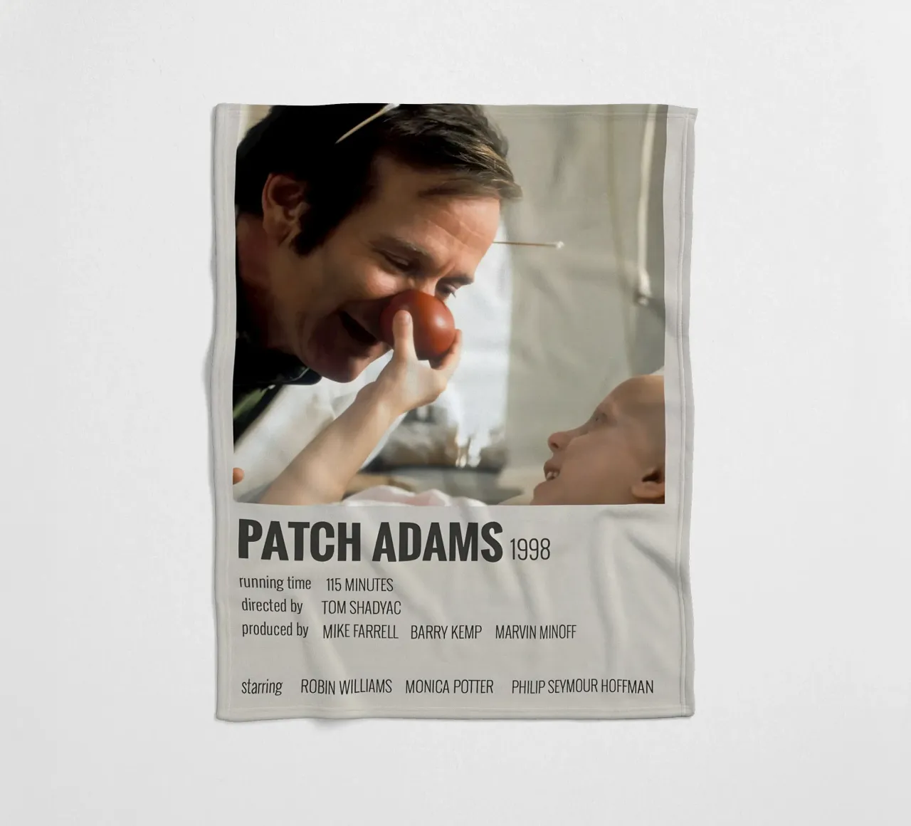 PATCH ADAMS 1998 Fleecedecke von MVFminimalist