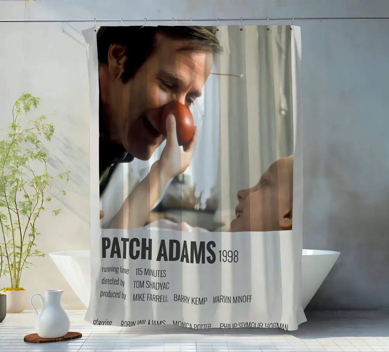 PATCH ADAMS 1998 Duschvorhang von MVFminimalist