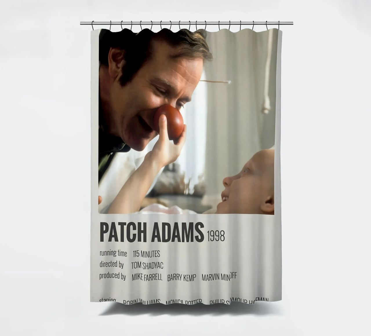PATCH ADAMS 1998 tenda da doccia da MVFminimalist