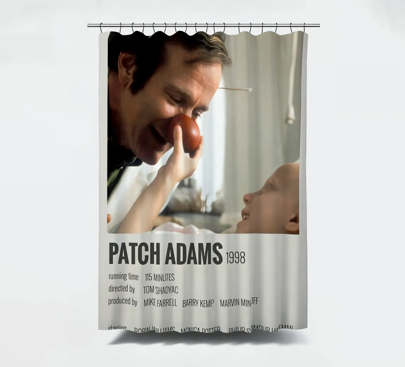 PATCH ADAMS 1998 Duschvorhang von MVFminimalist