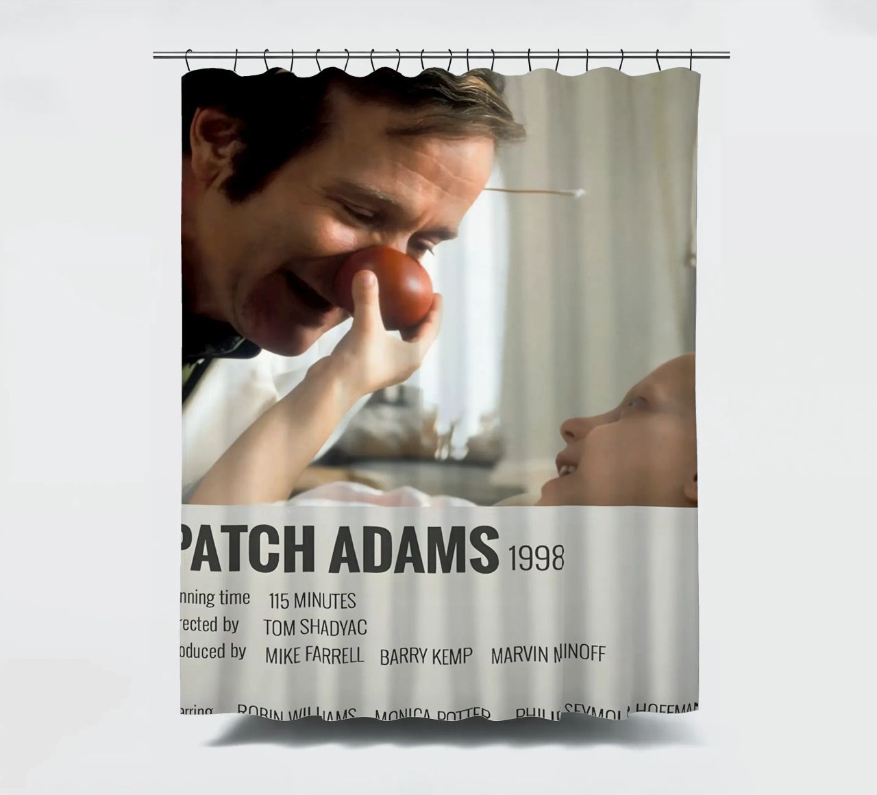 PATCH ADAMS 1998 tenda da doccia da MVFminimalist