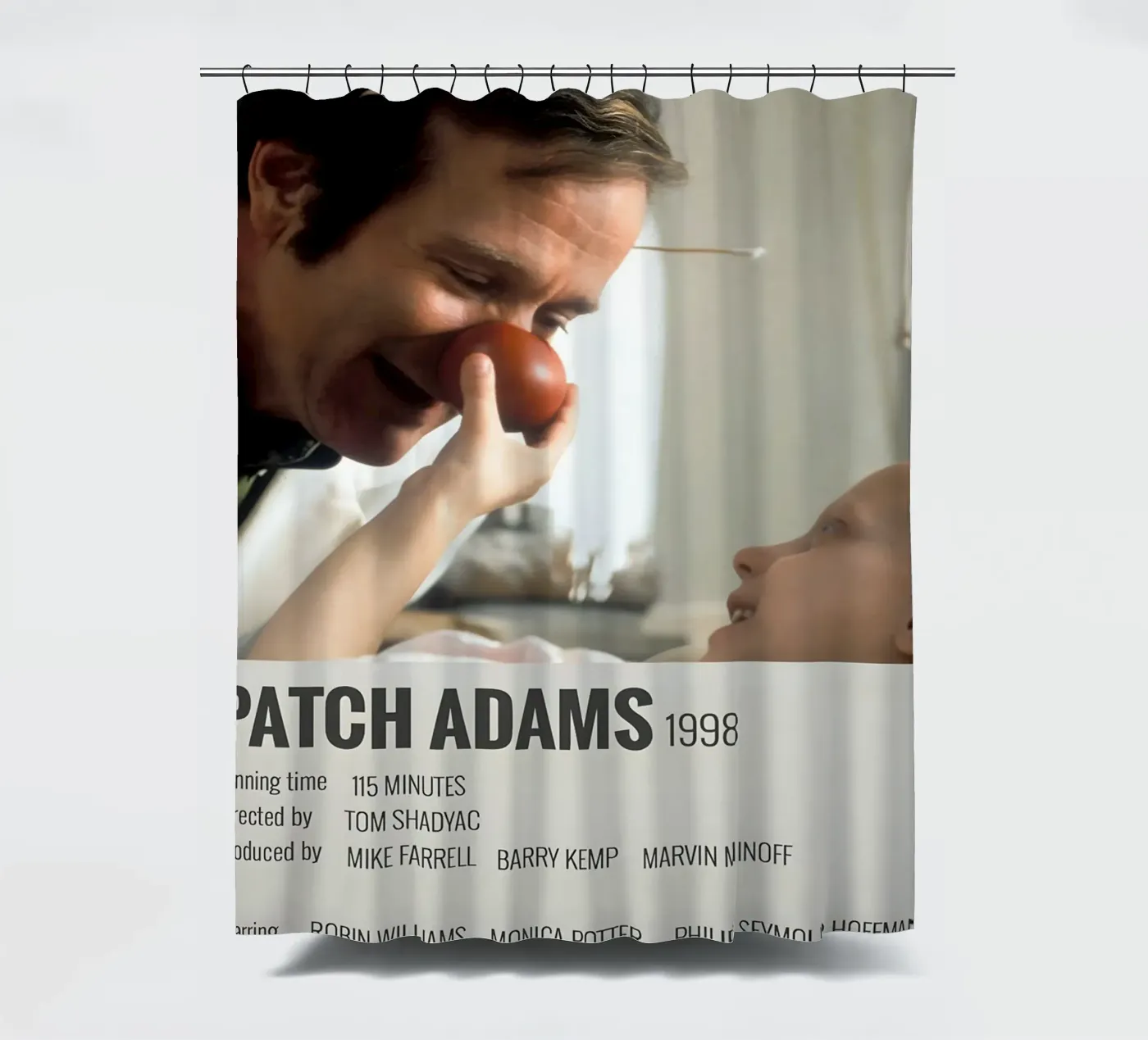 PATCH ADAMS 1998 Duschvorhang von MVFminimalist