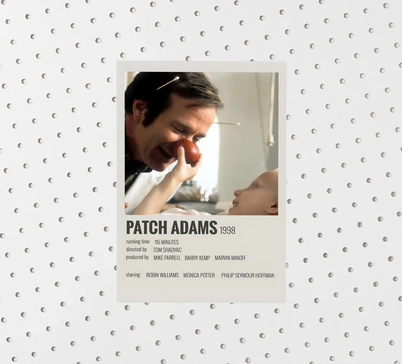 PATCH ADAMS 1998 Sticker von MVFminimalist