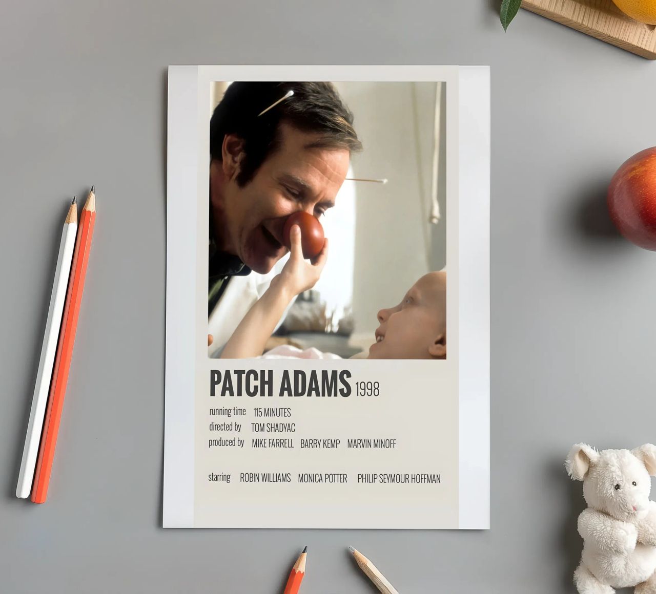PATCH ADAMS 1998 foglio adesivo da MVFminimalist
