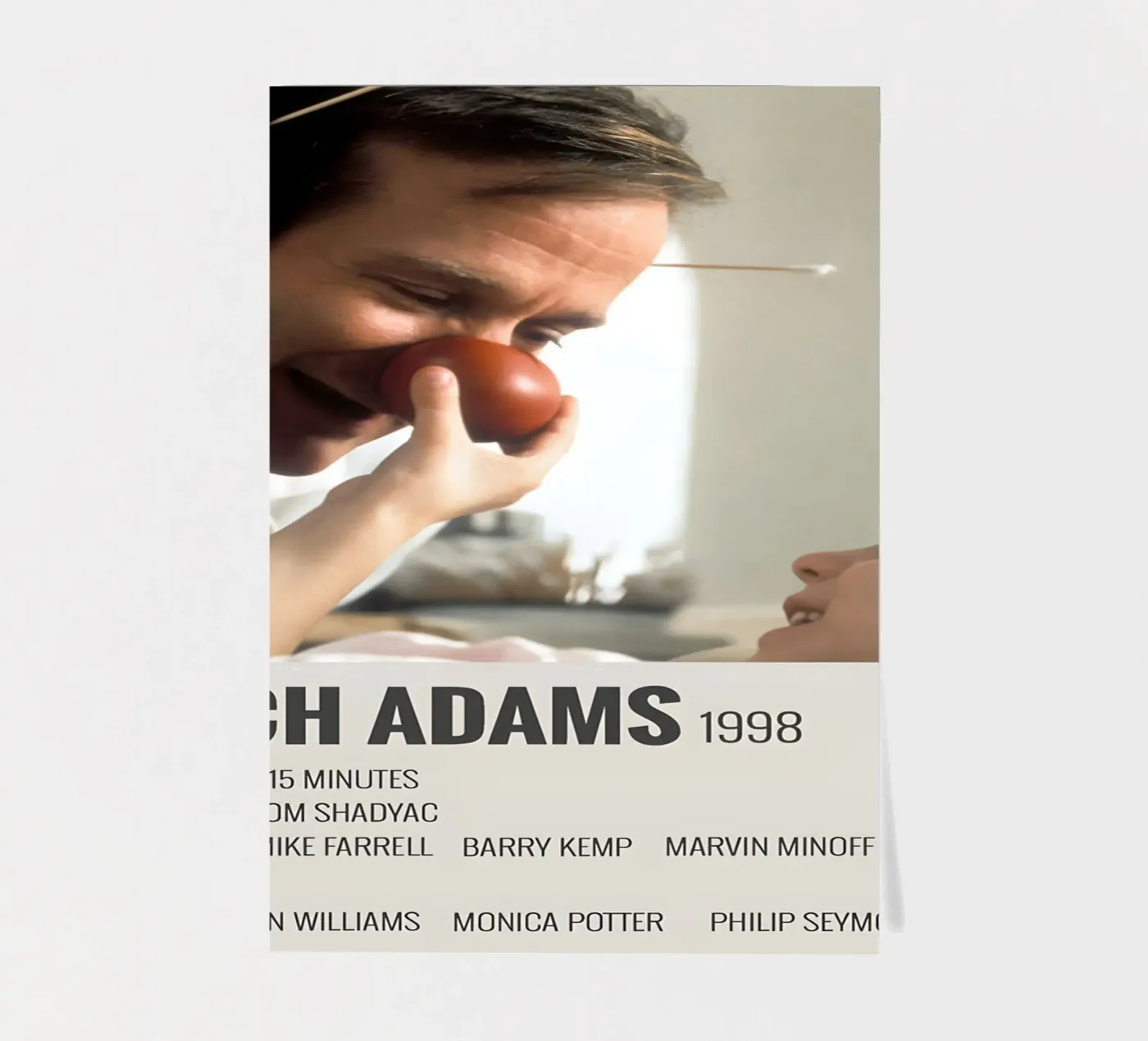 PATCH ADAMS 1998 sticker sheet by MVFminimalist