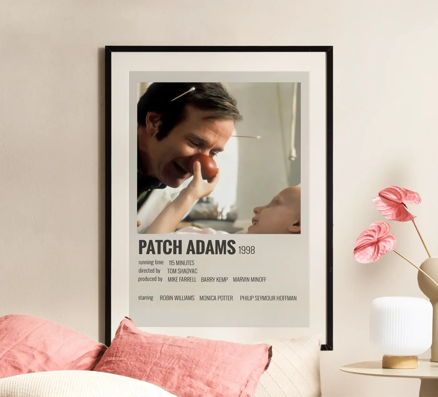 PATCH ADAMS 1998 poster da MVFminimalist