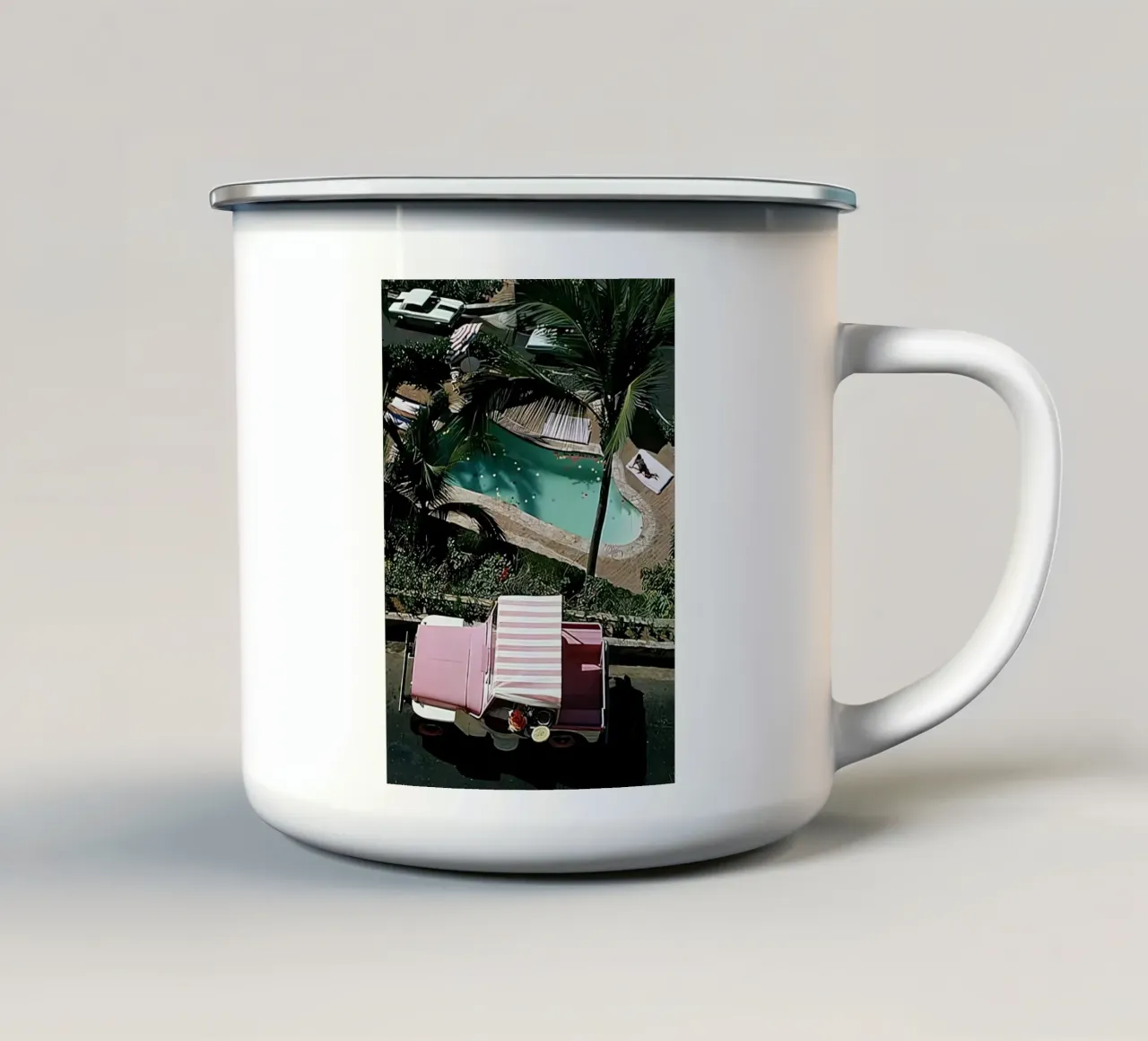 Slim Aarons - Las Brisas tazza in smalto da kaitlinparkershop