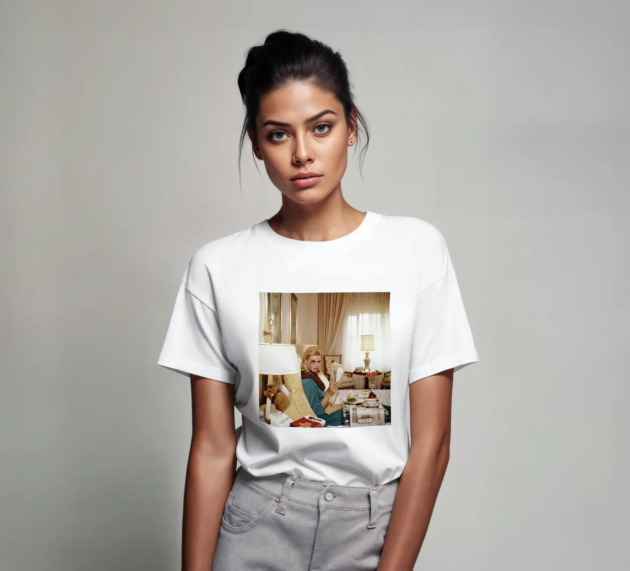 Slim Aarons - Monocled Miss t-shirt da kaitlinparkershop
