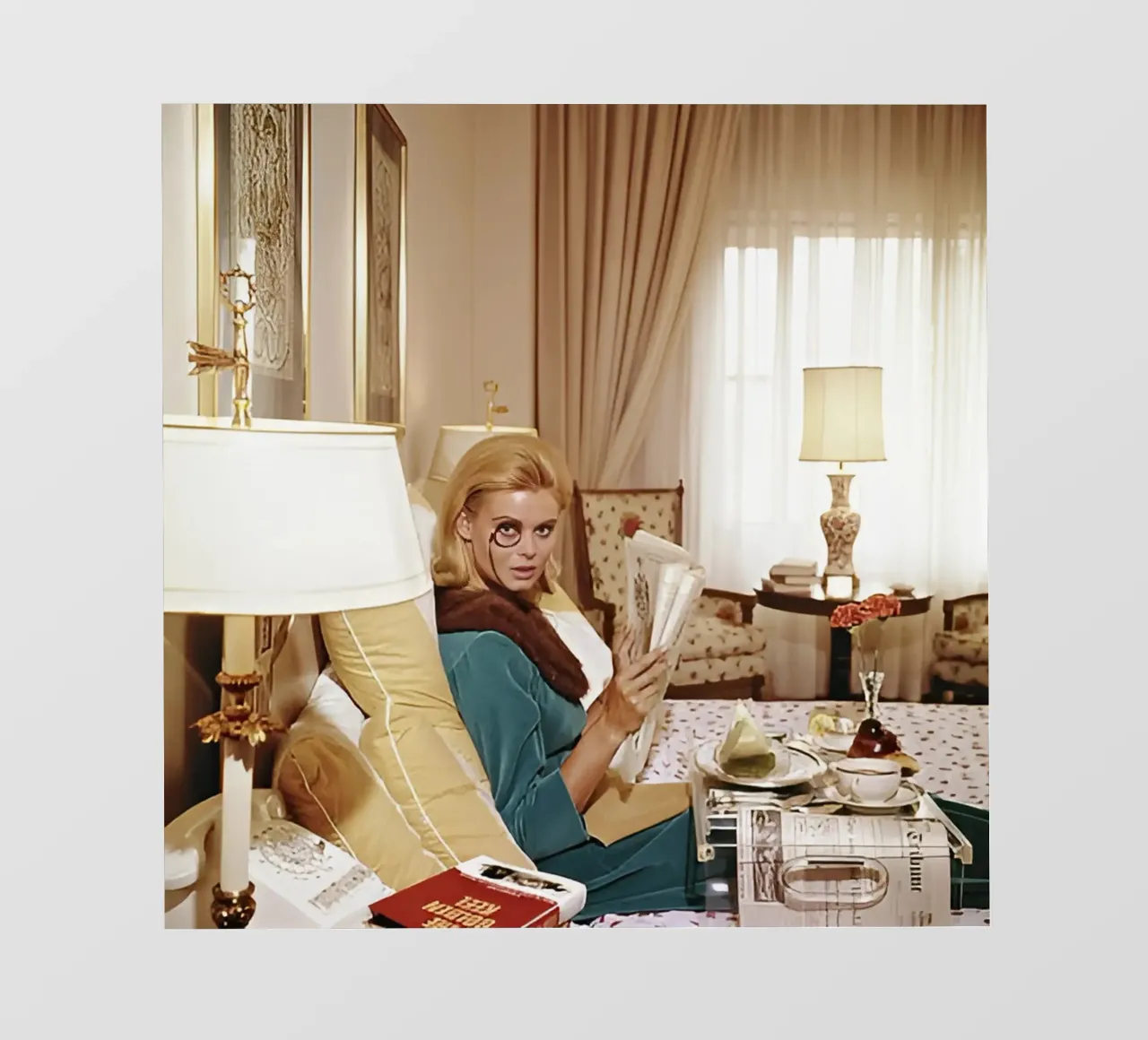 Slim Aarons - Monocled Miss telo in pvc da kaitlinparkershop