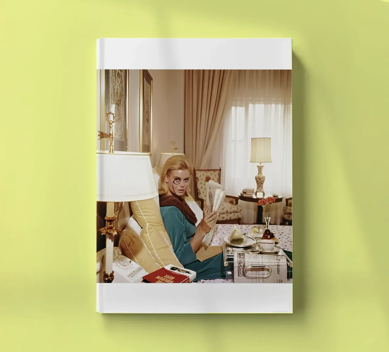 Slim Aarons - Monocled Miss notebook by kaitlinparkershop
