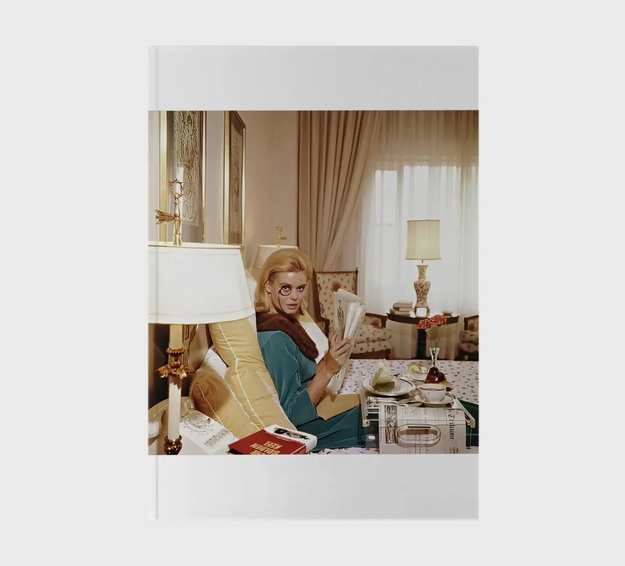 Slim Aarons - Monocled Miss notebook by kaitlinparkershop