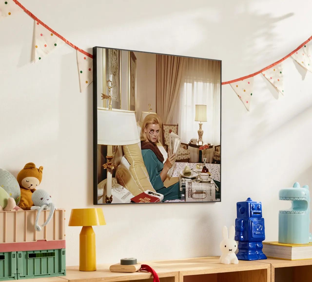 Slim Aarons - Monocled Miss alluminio dibond da kaitlinparkershop