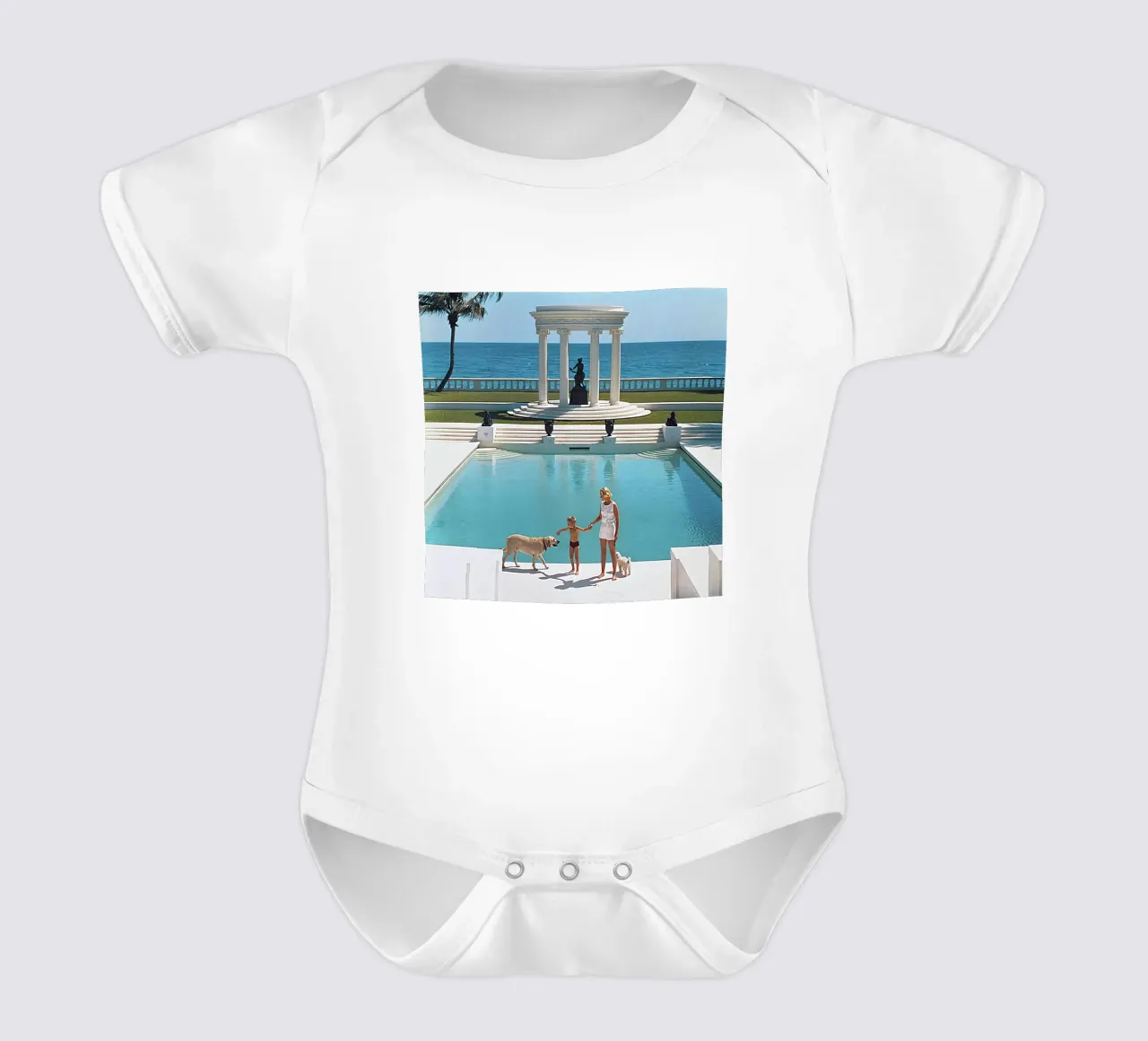 Slim Aarons - Nice Pool body neonato maniche corte da kaitlinparkershop