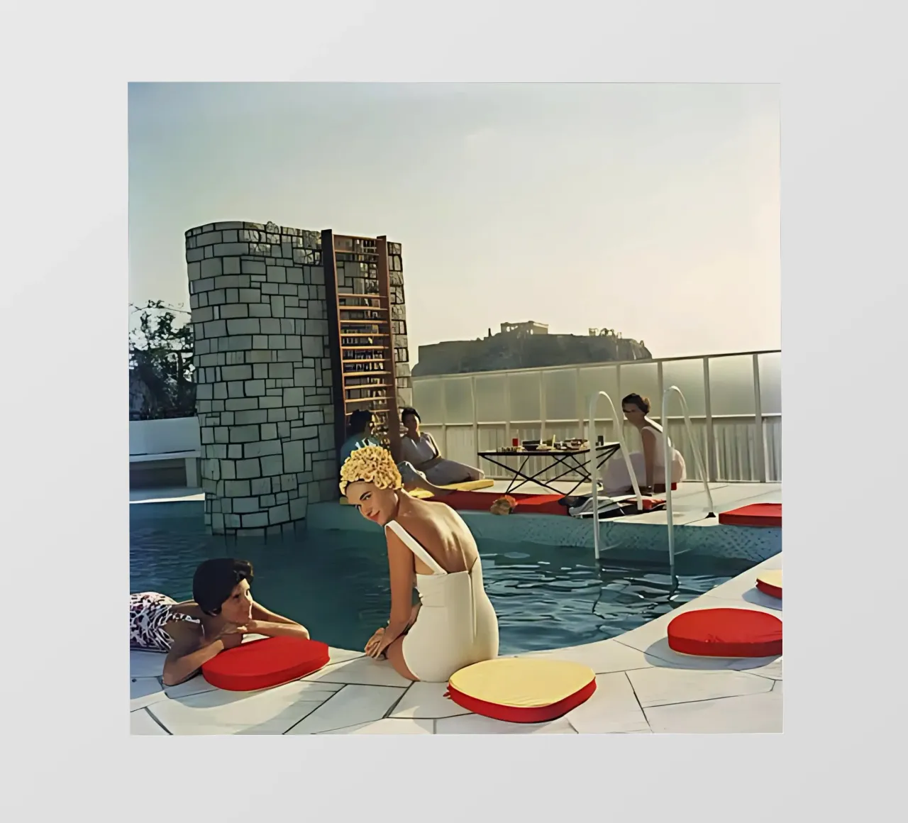Slim Aarons - Piscina attico pellicola backlit da kaitlinparkershop