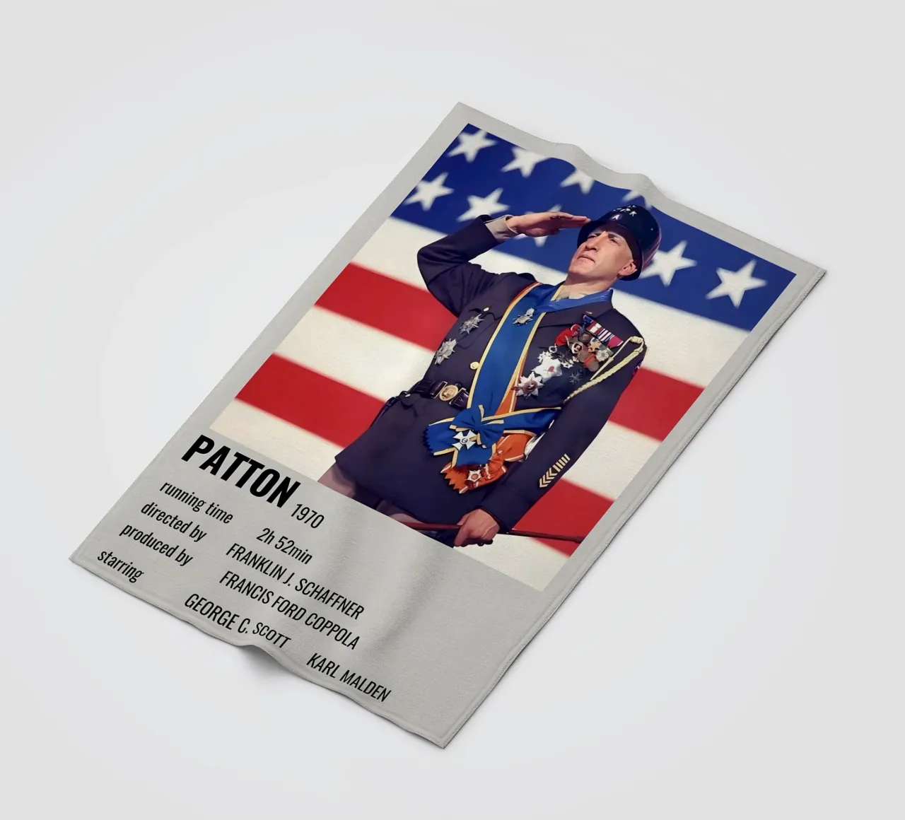 PATTON 1970 coperta in pile da MVFminimalist