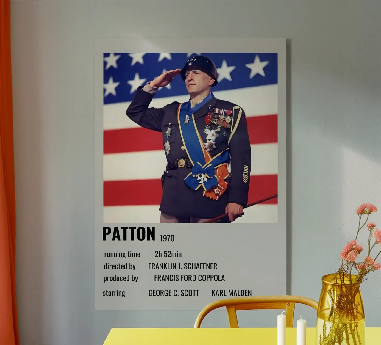 PATTON 1970 plexiglass da MVFminimalist