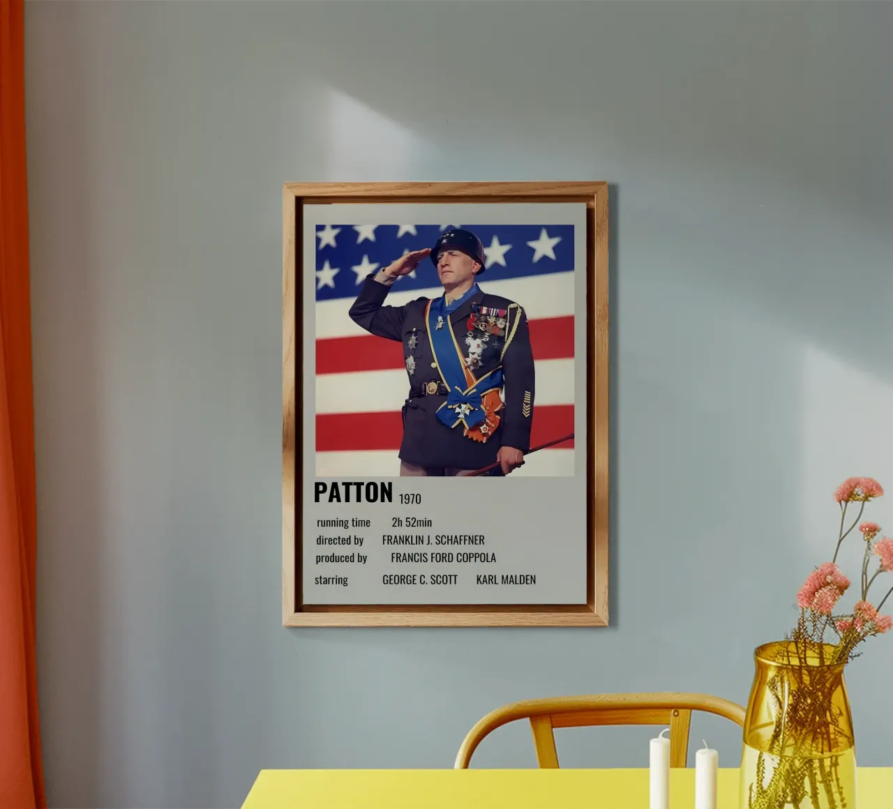 PATTON 1970 alu-dibond by MVFminimalist