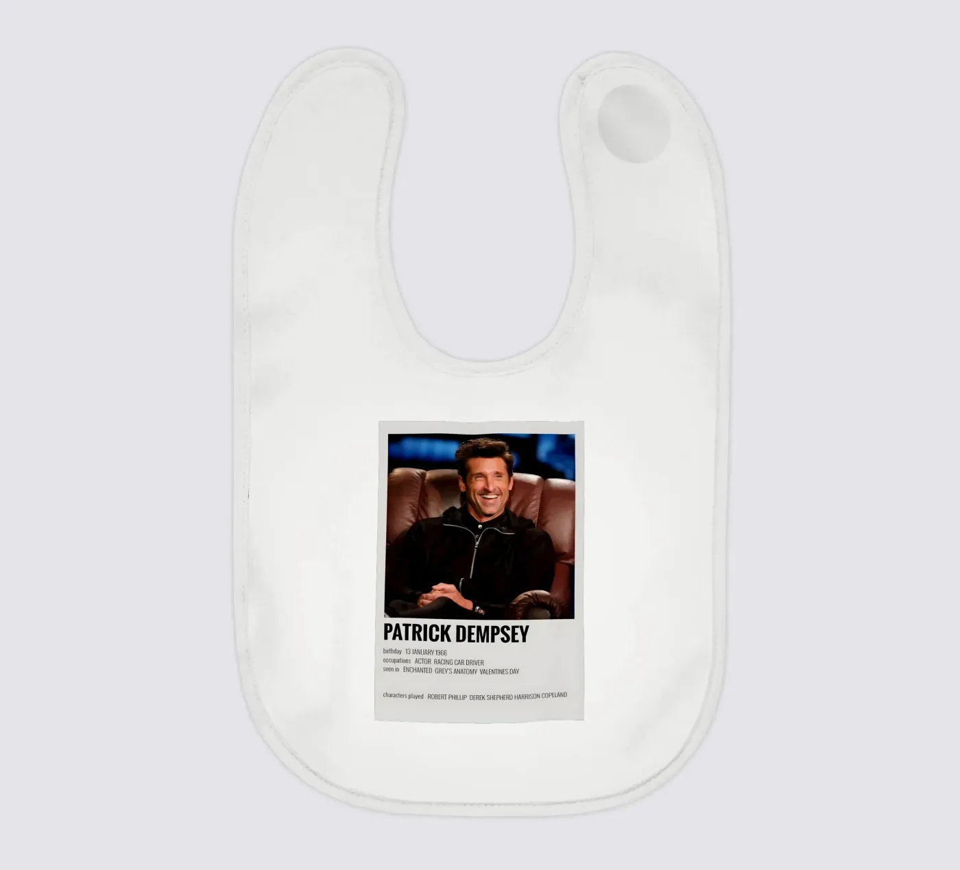 PATRICK DEMPSEY bavaglino da MVFminimalist