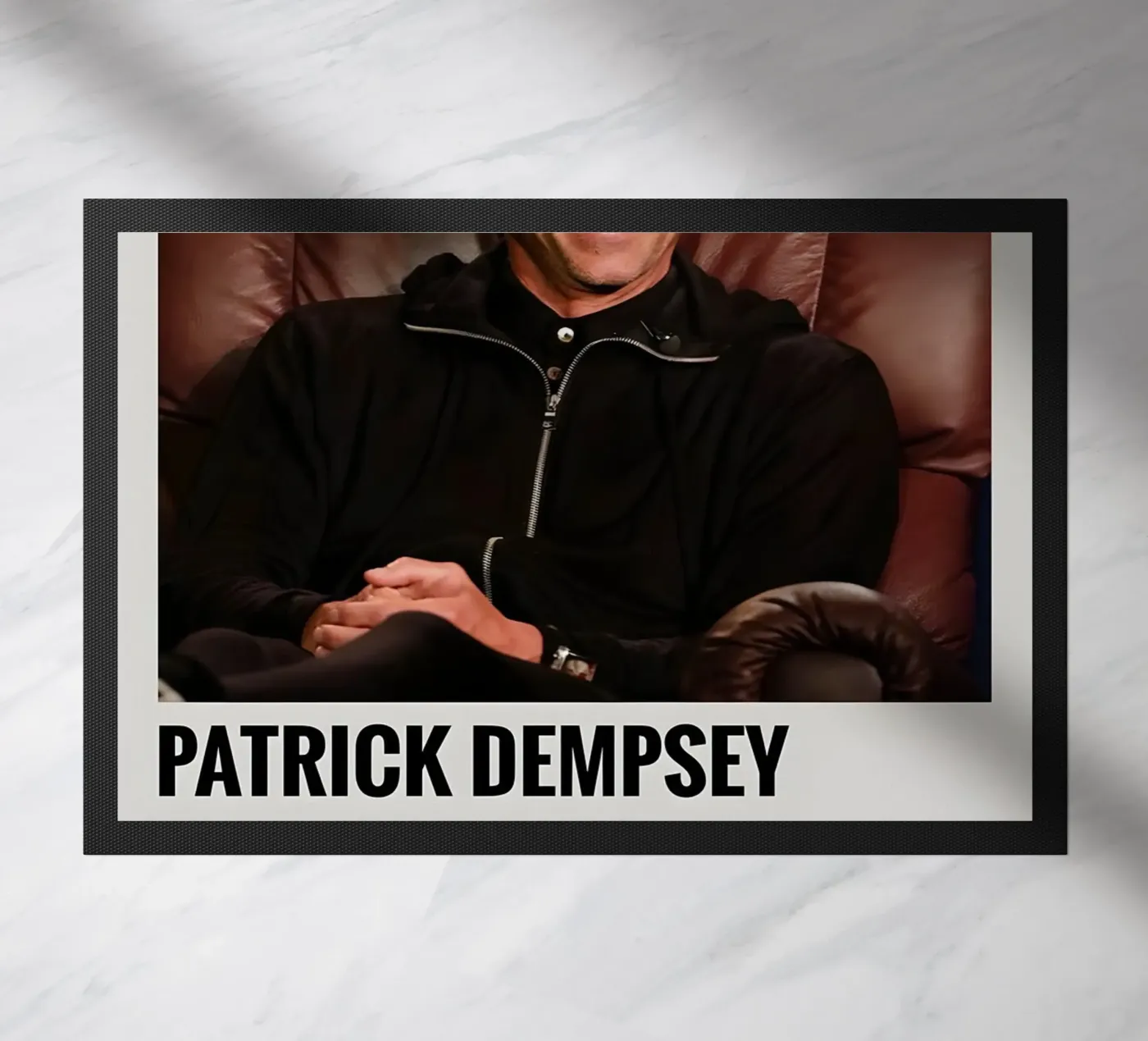 PATRICK DEMPSEY doormat by MVFminimalist