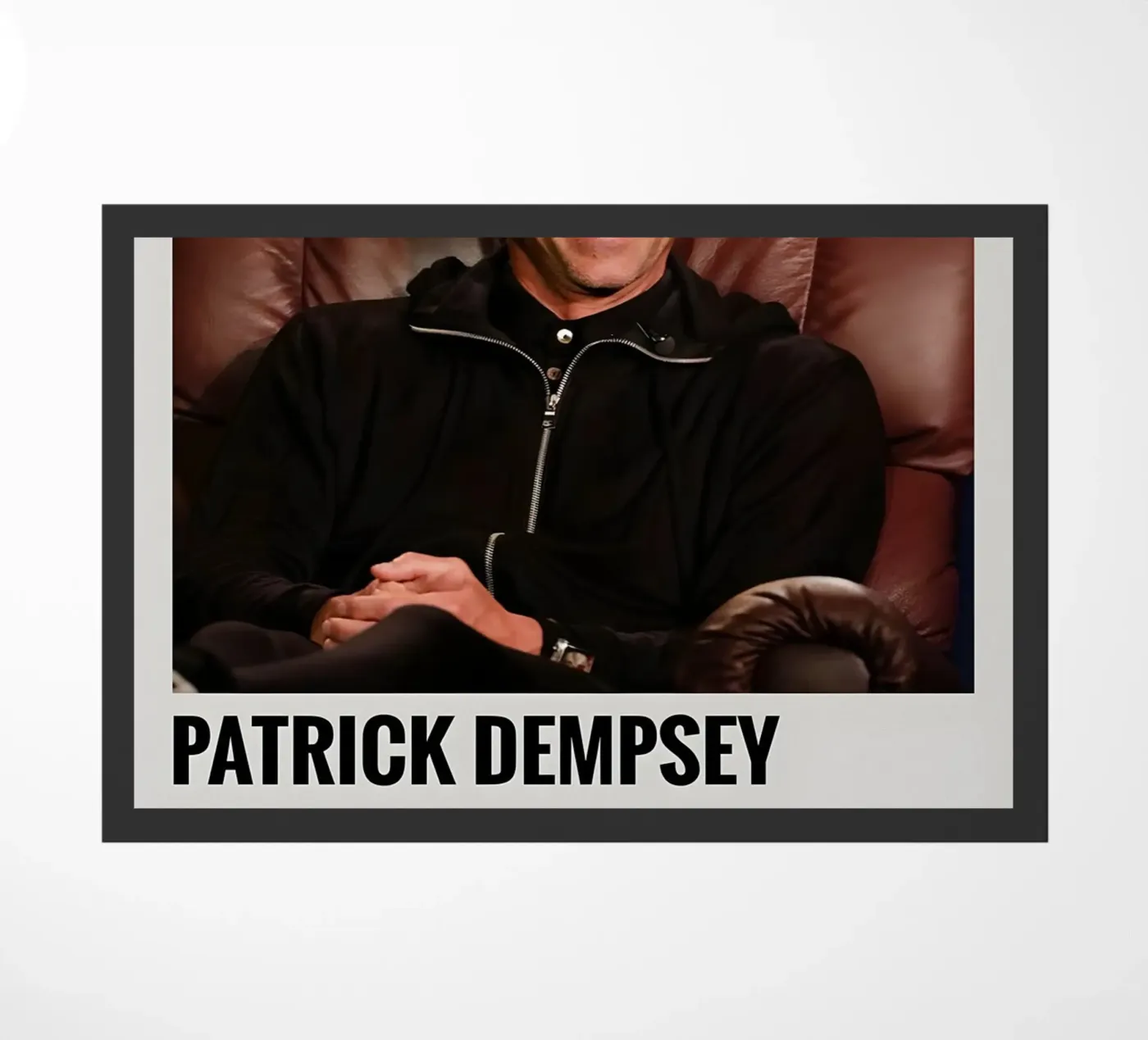 PATRICK DEMPSEY doormat by MVFminimalist
