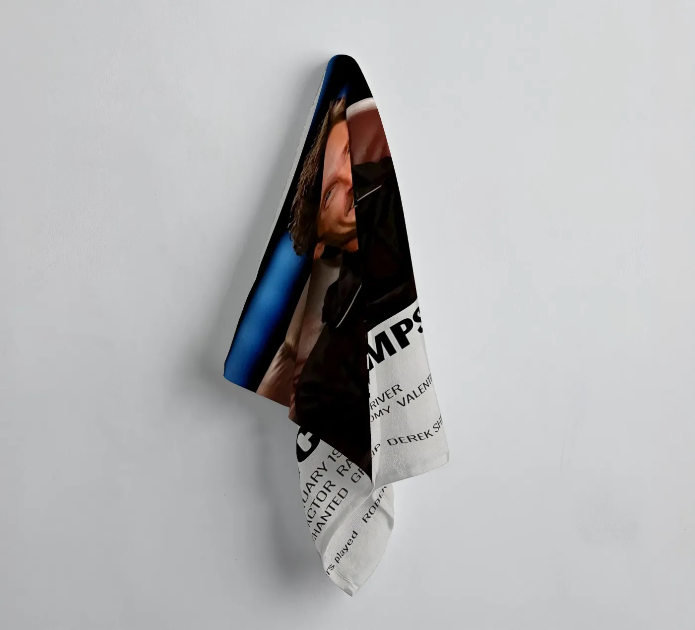 PATRICK DEMPSEY towel by MVFminimalist