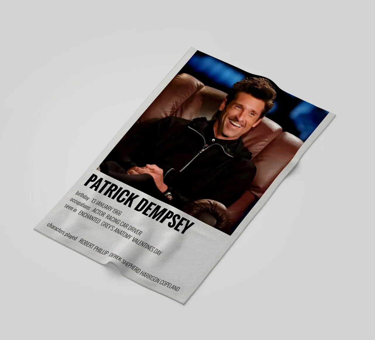 PATRICK DEMPSEY telo mare da MVFminimalist