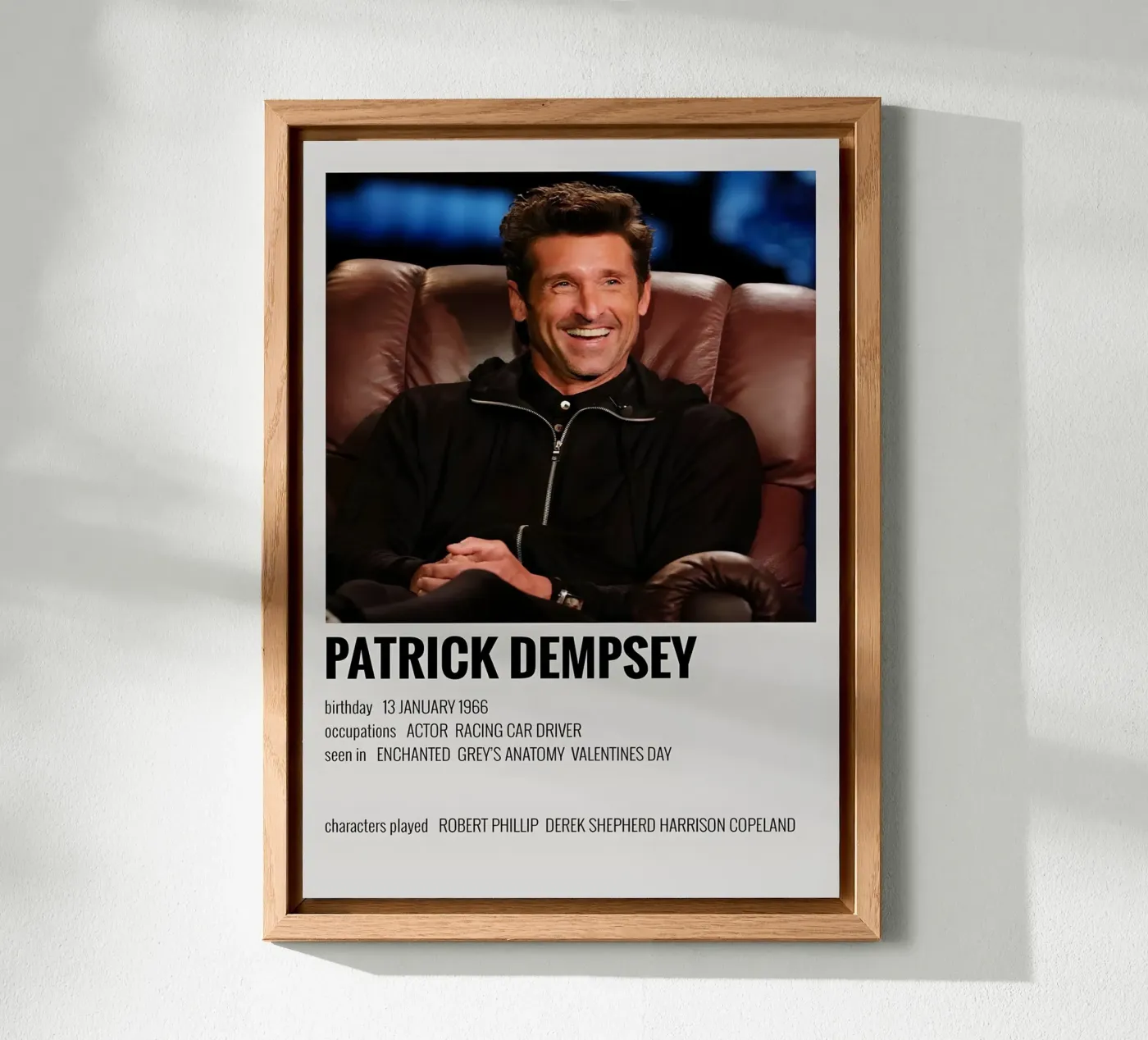 PATRICK DEMPSEY forex plate by MVFminimalist