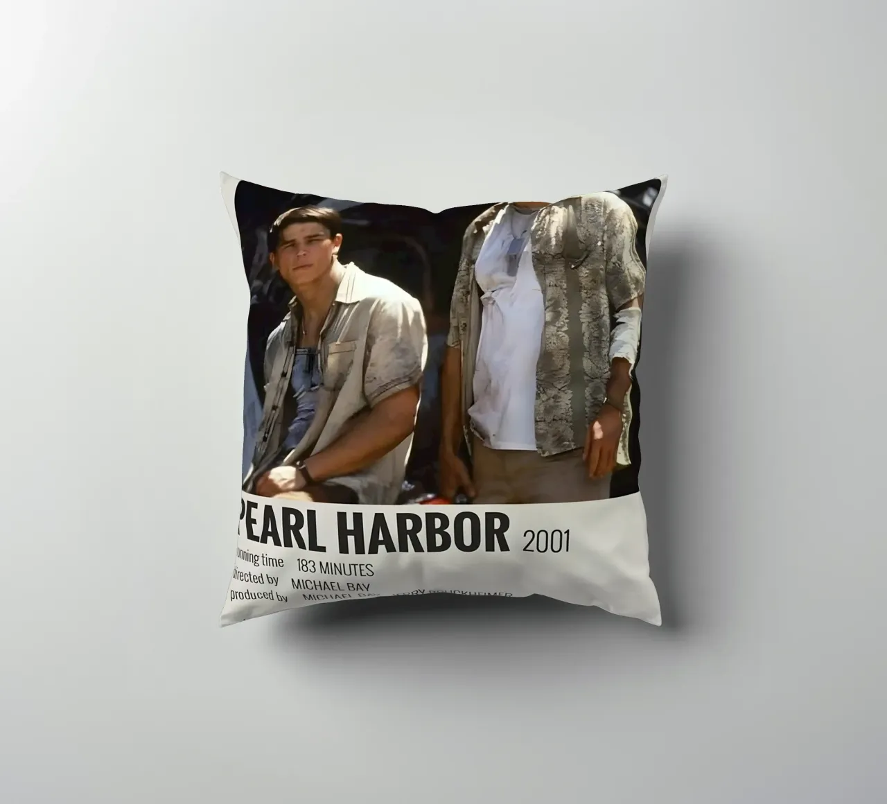 PEARL HARBOR 2001 decorative cushion by MVFminimalist