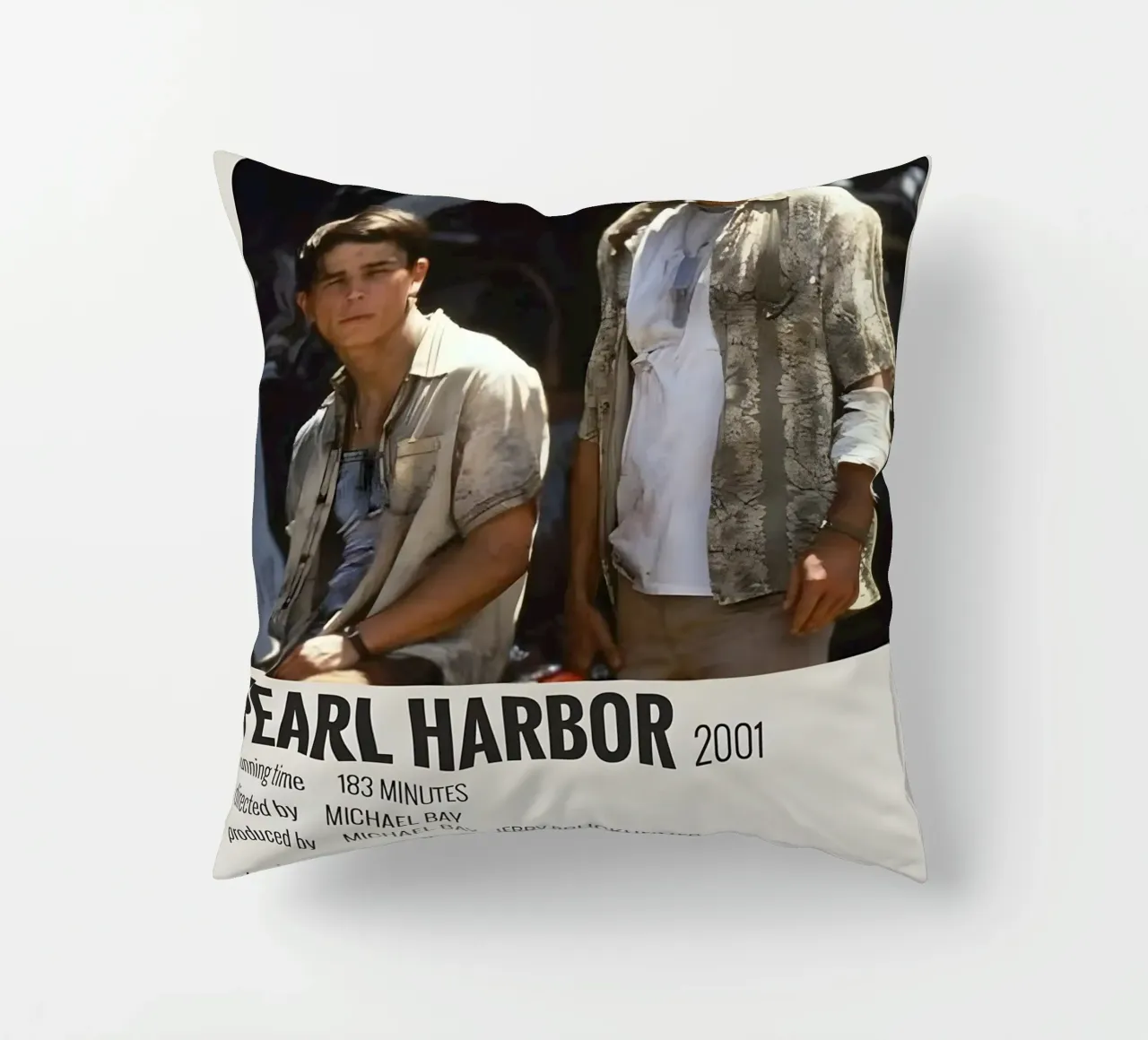 PEARL HARBOR 2001 decorative cushion by MVFminimalist