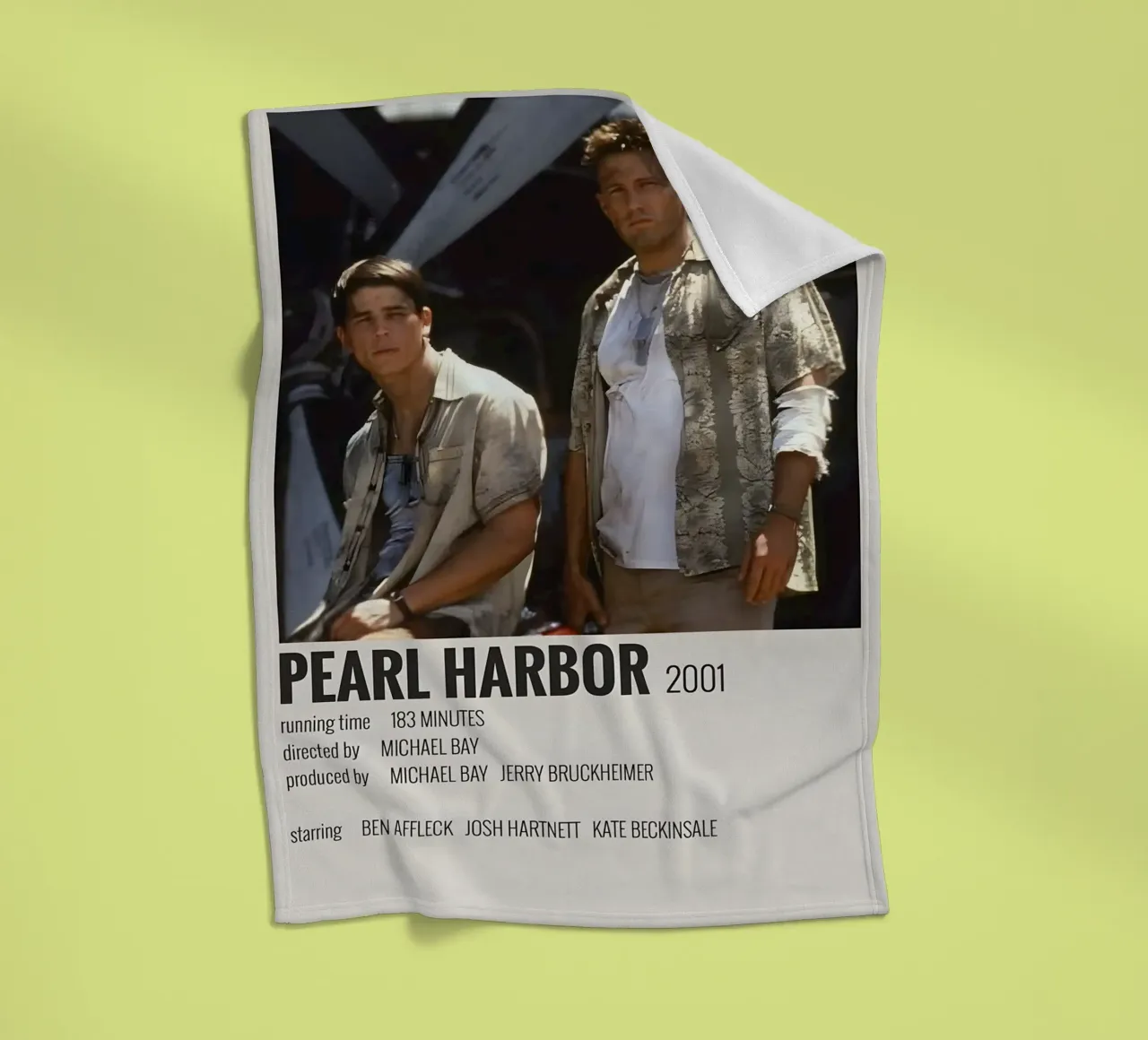PEARL HARBOR 2001 coperta in pile da MVFminimalist