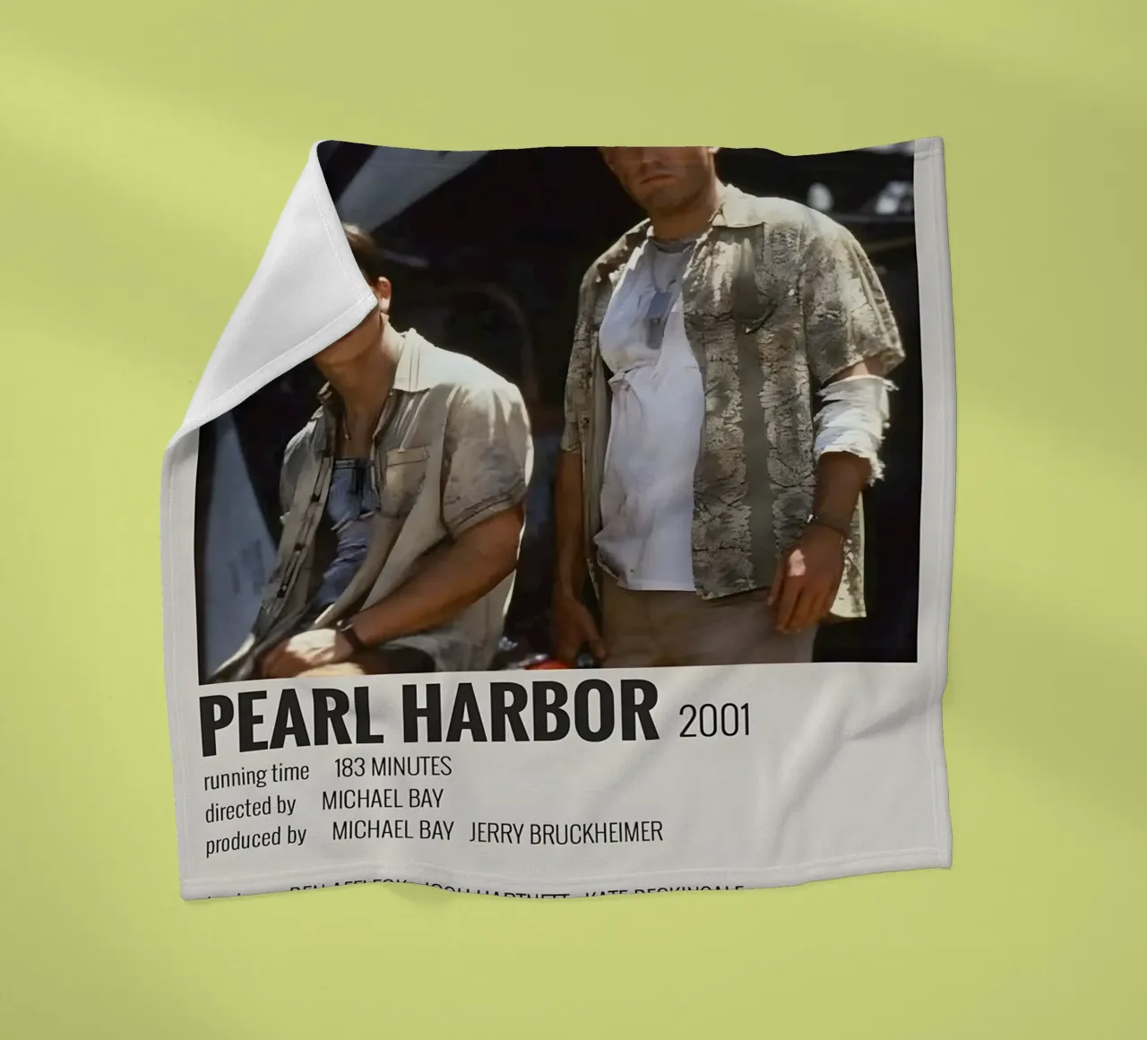 PEARL HARBOR 2001 coperta in pile da MVFminimalist
